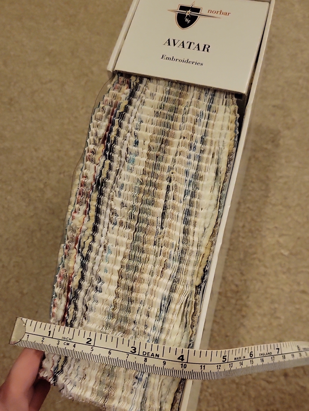 NORBAR Avatar Embroidered Fabric Huge Swatch Book - Picture 8 of 10